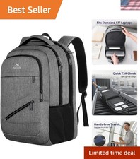 Water Resistant 17 Inch Laptop Backpack with Anti-Theft Pocket for Travel picture