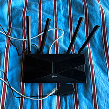 TP-LINK Archer AX1450 Wi-Fi 6 Dual-Band Router 1450 Mbps 4-Port Black picture