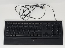 Logitech Illuminated K740 USB Wired Keyboard Y-UY95 – Tested Working – READ DESC picture
