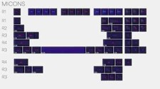 New Drop MiTo SA Profile Laser Custom Keycap Set Keycaps Key Cap - Micons Mods picture