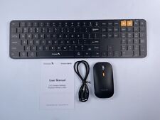 Backlit Bluetooth Keyboard Mouse for Mac,windows , ProtoArc KM100 picture