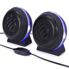 SL2 USB Classroom Speakers — 2.0 Stereo Sound System, 3.5mm Input, in-Line Vo... picture