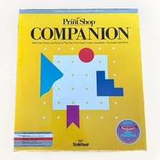 1990 The New Print Shop Companion IBM Tandy PC 640K 3.5