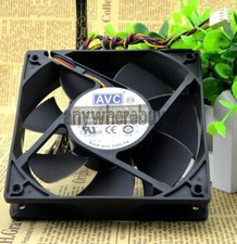 1Pc For AVC 0.75A 12V 120mm x 25mm High Airflow PWM Fan 104 CFM 4Pin DS12025B12H picture