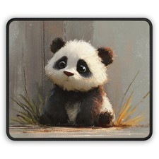 Cute Baby Panda Gaming Mouse Pad picture