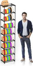 9 Tier 3D Printer Filament Storage Rack Heavy Duty Metal Spool Holder picture