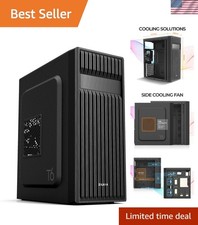 T6 ATX Gaming Mid Tower Case - Efficient Cooling & Versatile Motherboard Support picture