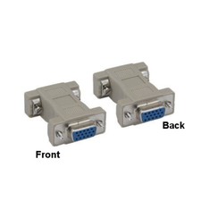 [10X] HD15 Female to Female Changer Adapter VGA 15Pin Shielded Molded Video picture