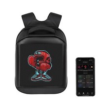 Led Backpack Multifunctional Laptop Backpack Laptop Backpack with Led Display... picture