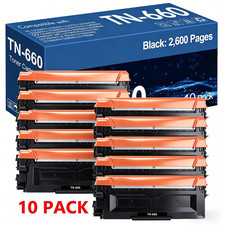 10PK TN660 Toner Cartridges For Brother MFC-L2700DW DCP-L2540DW HL-L2380D TN-630 picture
