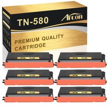 6PK High Yield TN580 Toner Cartridge for Brother MFC-8460N MFC-8470DN HL-5250DN picture