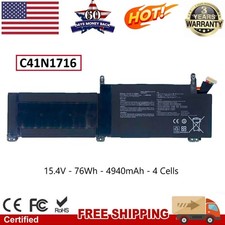New C41N1716 Battery 76Wh For ASUS ROG Strix GL703GS GL703GM Scar S7BS8750 15.4V picture