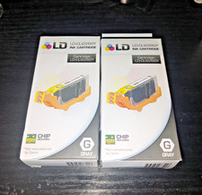 LD Compatible Ink Cartridge Gray for Canon Inkjet LD-CLI226GY 2 Pack picture