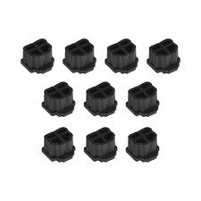 RJ11 Anti Dust Plug Port Dust Silicone Covers Caps Stoppers Black 20pcs picture