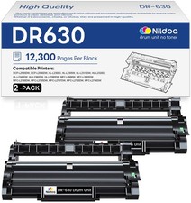 DR630 DR-630 Drum Unit 2 Pack Replacement for Brother DR630 DR-630 DR 630 DCP-L2 picture