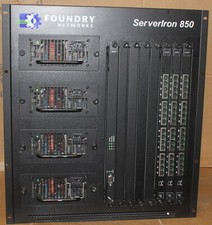 Foundry Brocade ServerIron 850 SI-850-PLUS SI380 w/ 1x WSM7 3x J-B16GC 4 x AC PS picture