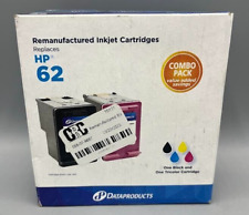 Dataproducts Replacement HP 62 Black Color Ink Cartridge new damaged Box picture
