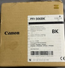 Canon PFI-306BK Black Ink Tank EXPIRES 2016 New Sealed Box picture