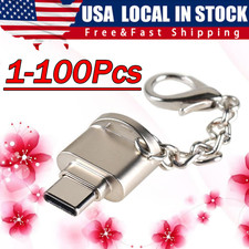 Typec To Micro SD TF Card Reader OTG USB Adapter Converter For Samsung Phone Lot picture