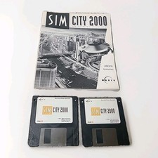 Vintage Game SimCity 2000 – 2 Floppy Disks With Original Manuel Mac picture