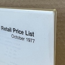 EXCLUSIVE _ 47 YEARS OLD Apple Comp II Retail Price List (in new Display) RARE picture