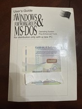 Microsoft MS-DOS 6.22 & Windows for Workgroups Version 3.11 Full Version MINT picture