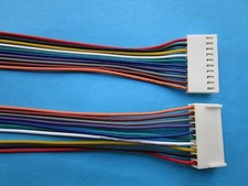 10 pcs 2510 Pitch 2.54mm 10 Pin Female Connector with 26AWG 300mm Leads Cable picture