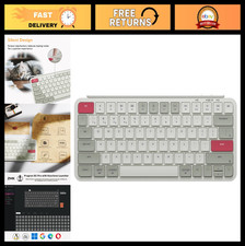 Ultra-Slim Wireless Bluetooth Keyboard - ZMK/Launcher, 2.4 GHz/Wired, Mac & Wind picture