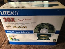 Lite On 20X Dvd/cd Writer & Rewriter Plus Labeling NIB picture