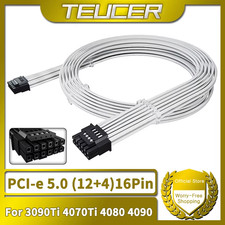 TEUCER 730mm PCI-e 5.0 GPU Cable 12+4 Pin 12VHPWR ATX 3.0 Modular Power Cable fo picture