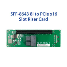 SFF-8643 8I to PCIe3.0 x16 Slot Riser Card, GPU Expansion, PCIe Test Adapter picture