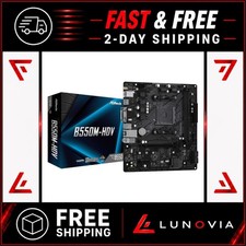 ASRock B550M-HDV Micro-ATX Motherboard Socket AM4 DDR4 PCIe 4.0 Gigabit LAN picture