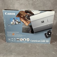 Canon CanoScan LiDE 90 Color Document Flatbed Scanner Open Box Tested Working picture