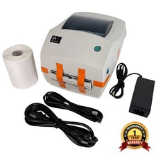 Zebra GC420T Thermal Transfer Desktop Label Printer Dispenser USB Ready to Print picture