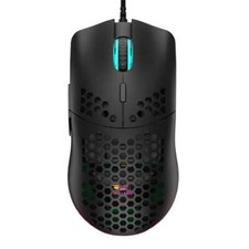 M1 Wired Lightweight Gaming Mouse 69g Ultralight Honeycomb Shell RGB Chroma Back picture