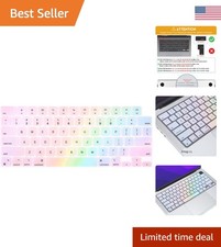 Dustproof and Washable Rainbow Keyboard Protector for MacBook 15/13.6, Pro 14/16 picture