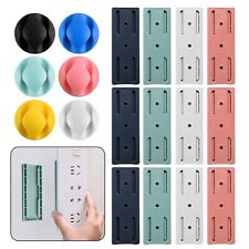 18 Pcs Adhesive Punch-Free Socket Holder ，Power Strip Fixator Wall Mount with... picture
