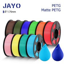 【Buy 10 Pay 6,Add 10 to Cart】JAYO 3D Filament PETG 1.1KG 1.75mm Matte Colors picture