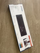 Manhattan 104-key Black Wired Keyboard with Built-in 5 ft. (1.5 m) USB-A Cable picture