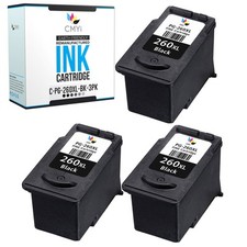 CMYi 3PK Replacement PG-260XL Ink Cartridge for Canon PIXMA TS6420 TR7020 TS5320 picture