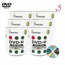 3000 Smartbuy DVD-R 16X 4.7GB Shiny Silver Recordable Disc w/ Shrink Packing picture