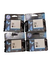 NEW Genuine HP 21 Black Ink Cartridges C9351AN Exp 04/17 New Box Factory Sealed picture