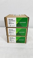 NEW LOT OF 3 GENUINE LEXMARK 40X7593 PICK UP ROLLERS SEALED BOX- 08/16/2022 picture