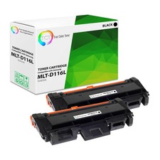 TCT 2PK Black MLT-D116L Toner Cartridges For Samsung Xpress SL-M2625 M2825 M2875 picture