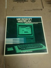 Microsoft MULTIPLAN Electronic Spreadsheet Program Apple Macintosh picture