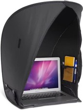 RitzGear Laptop Sun Shade | Portable Compact Anti-Glare Screen Hood, Black  picture