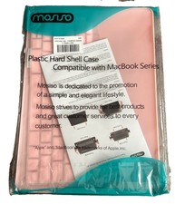 MacBook Mosiso Plastic Hard Shell Case Pink 13.5