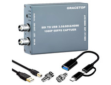 SDI to USB 3.0, HDMI, SDI - HDMI Converter, 1080P 60fps w/ SDI Loop Out picture