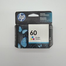 NEW FACTORY SEALED Genuine HP 60 CC643W Tri-Color Ink Cartridge OEM picture