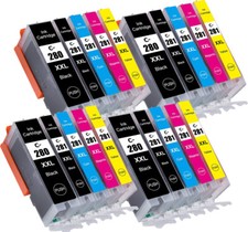 20PK XXL Printer Ink Tanks Set for PGI-280 CLI-281 Canon TS6120 TR8520 TR8620 picture